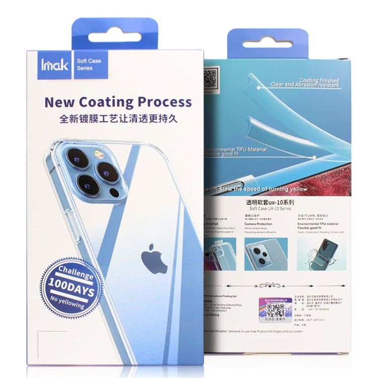 For Samsung Galaxy S23 5G IMAK UX-10 Series Transparent Shockproof TPU Phone Case by imak