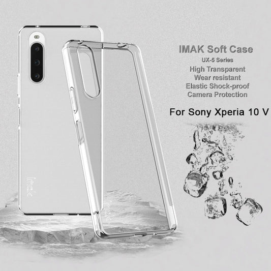 For Sony Xperia 10 V IMAK UX-5 Series TPU Phone Case(Transparent) by imak