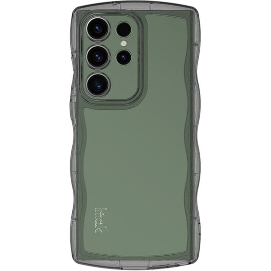 For Samsung Galaxy S23 Ultra 5G IMAK UX-8 Series Shockproof TPU Phone Case(Transparent Black) by imak