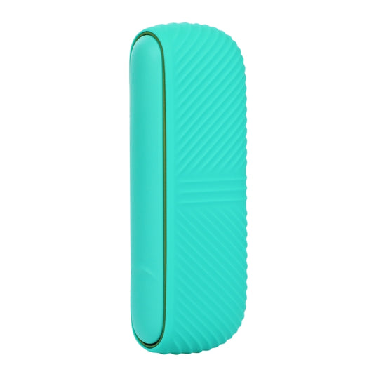 For IQOS ILUMA Silicone Electronic Cigarette Case Charging Compartment With Side Cover(Mint Green) by buy2fix