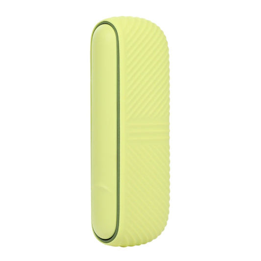 For IQOS ILUMA Silicone Electronic Cigarette Case Charging Compartment With Side Cover(Yellow) by buy2fix