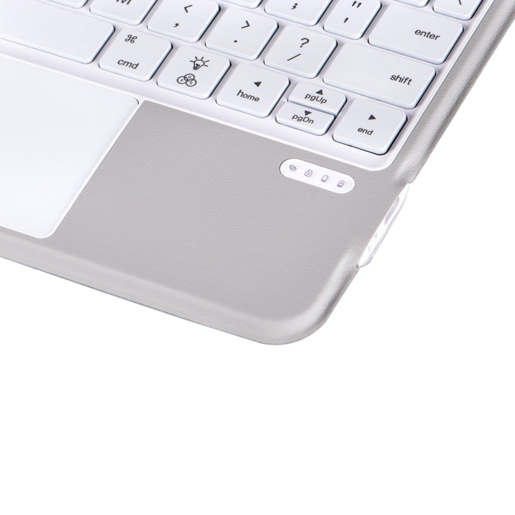 X3125-6D Integrated Thin Magnetic Bluetooth Keyboard Case with Backlight For iPad Air 2022 / Air 2020 10.9 / Pro 11 2018 / 2020 / 2021 / 2022(Grey) by buy2fix