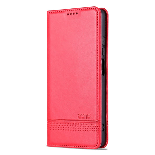 For Honor X50i/90 Lite AZNS Magnetic Calf Texture Flip Leather Phone Case(Red) - Honor Cases by AZNS | Online Shopping UK | buy2fix
