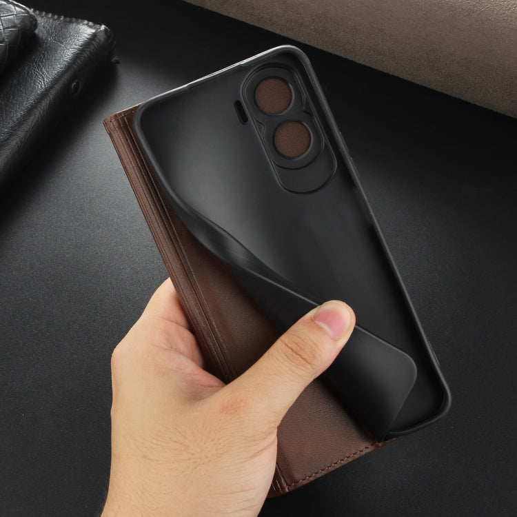 For Honor X50i/90 Lite AZNS Magnetic Calf Texture Flip Leather Phone Case(Red) - Honor Cases by AZNS | Online Shopping UK | buy2fix