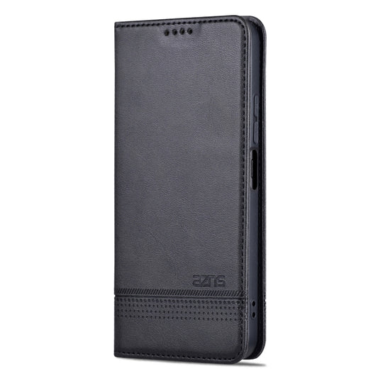 For Honor Play 50 Plus AZNS Magnetic Calf Texture Flip Leather Phone Case(Black) - Honor Cases by AZNS | Online Shopping UK | buy2fix