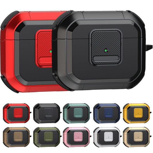 For AirPods Pro Wireless Earphones Protective Case(Black) by buy2fix