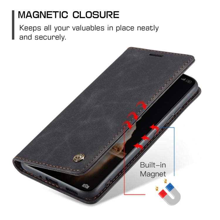 For Xiaomi 13 CaseMe 013 Multifunctional Horizontal Flip Leather Phone Case(Black) by CaseMe