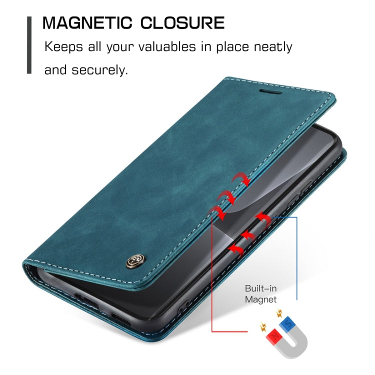 For Xiaomi 13 Lite CaseMe 013 Multifunctional Horizontal Flip Leather Phone Case(Blue) by CaseMe