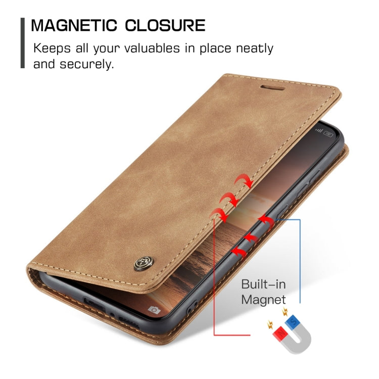 For Xiaomi 13 Pro CaseMe 013 Multifunctional Horizontal Flip Leather Phone Case(Brown) by CaseMe
