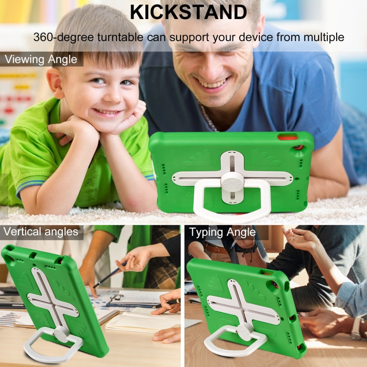 Shield 360 Rotation Handle EVA Shockproof PC Tablet Case For iPad 10.2 2019/2020/2021/Pro 10.5 2017/Air 2019 (Green Beige) - iPad 10.2 Cases by buy2fix | Online Shopping UK | buy2fix