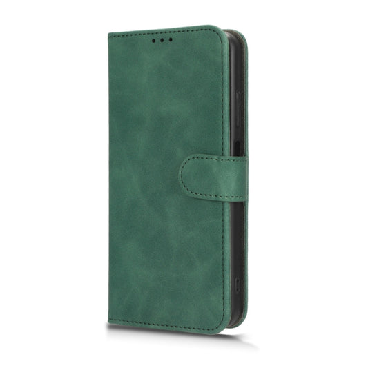 For Blackview A85 Skin Feel Magnetic Flip Leather Phone Case(Green) by buy2fix