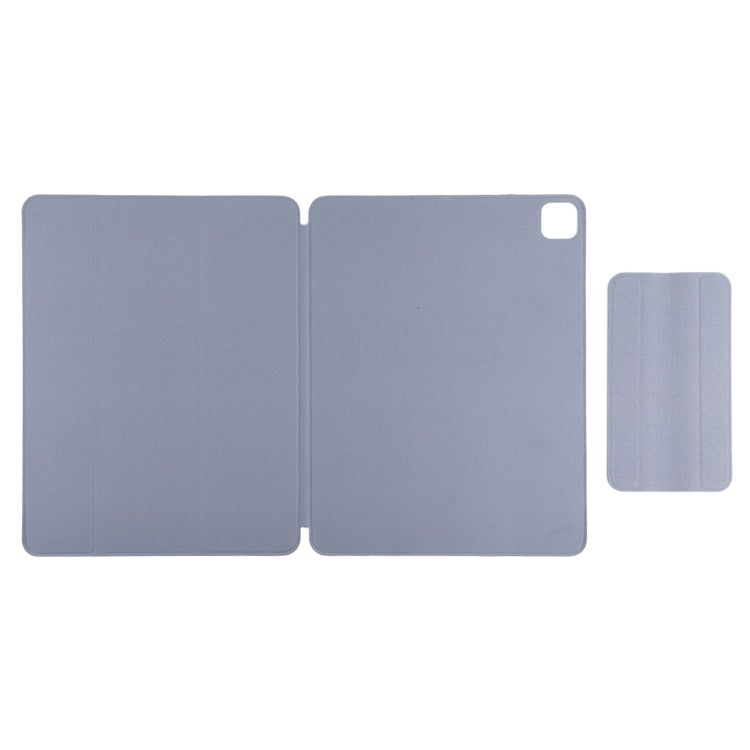 For iPad Pro 11 2022 / 2021 / iPad Pro 11 inch 2020 / Pro 11 2018 / Air 2020 10.9 Horizontal Flip Ultra-thin Double-sided Clip Active Buckle Magnetic PU Leather Tablet Case With Three-folding Holder & Sleep / Wake-up Function(Purple) - iPad Pro 11 (2022/2021) Cases by buy2fix | Online Shopping UK | buy2fix