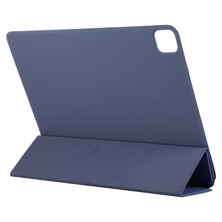 For iPad Pro 11 2022 / 2021 / iPad Pro 11 inch 2020 / Pro 11 2018 / Air 2020 10.9 Horizontal Flip Ultra-thin Double-sided Clip Active Buckle Magnetic PU Leather Tablet Case With Three-folding Holder & Sleep / Wake-up Function(Dark Blue) - iPad Pro 11 (2022/2021) Cases by buy2fix | Online Shopping UK | buy2fix