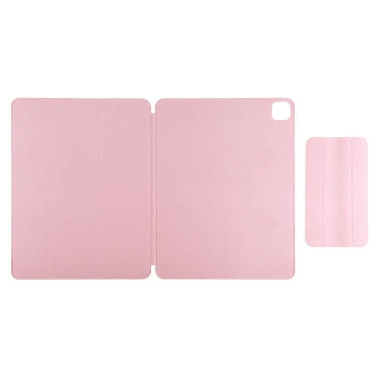 For iPad Pro 11 2022 / 2021 / iPad Pro 11 inch 2020 / Pro 11 2018 / Air 2020 10.9 Horizontal Flip Ultra-thin Double-sided Clip Active Buckle Magnetic PU Leather Tablet Case With Three-folding Holder & Sleep / Wake-up Function(Rose Gold) - iPad Pro 11 (2022/2021) Cases by buy2fix | Online Shopping UK | buy2fix