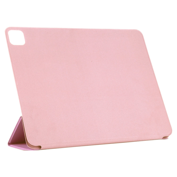 For iPad Pro 11 2022 / 2021 / iPad Pro 11 inch 2020 / Pro 11 2018 / Air 2020 10.9 Horizontal Flip Ultra-thin Double-sided Clip Active Buckle Magnetic PU Leather Tablet Case With Three-folding Holder & Sleep / Wake-up Function(Rose Gold) - iPad Pro 11 (2022/2021) Cases by buy2fix | Online Shopping UK | buy2fix
