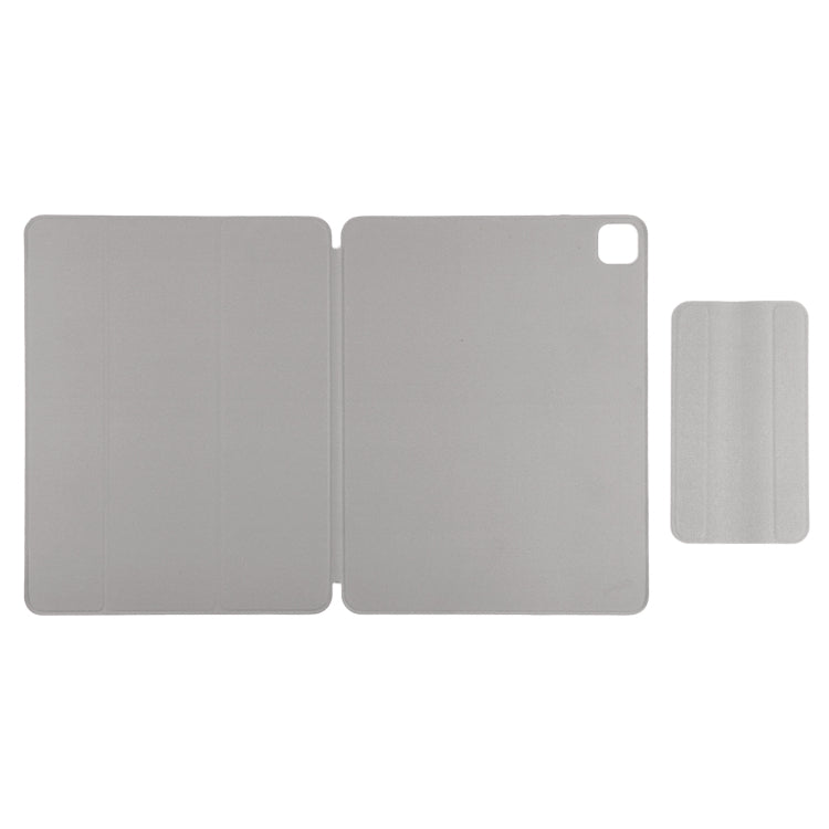 For iPad Pro 11 2022 / 2021 / iPad Pro 11 inch 2020 / Pro 11 2018 / Air 2020 10.9 Horizontal Flip Ultra-thin Double-sided Clip Active Buckle Magnetic PU Leather Tablet Case With Three-folding Holder & Sleep / Wake-up Function(Grey) - iPad Pro 11 (2022/2021) Cases by buy2fix | Online Shopping UK | buy2fix