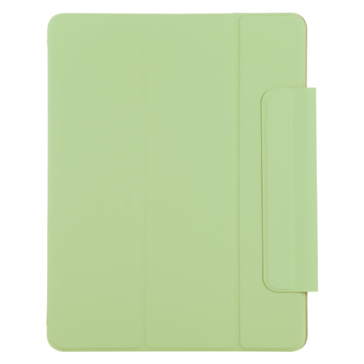 For iPad Air 13 2024 / 2025 / Pro 12.9 2020 Active Buckle Magnetic PU Leather Tablet Case With Holder & Sleep / Wake-up Function(Light Green) - iPad Pro 12.9 (2020) Cases by buy2fix | Online Shopping UK | buy2fix