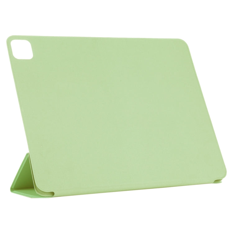 For iPad Air 13 2024 / 2025 / Pro 12.9 2020 Active Buckle Magnetic PU Leather Tablet Case With Holder & Sleep / Wake-up Function(Light Green) - iPad Pro 12.9 (2020) Cases by buy2fix | Online Shopping UK | buy2fix