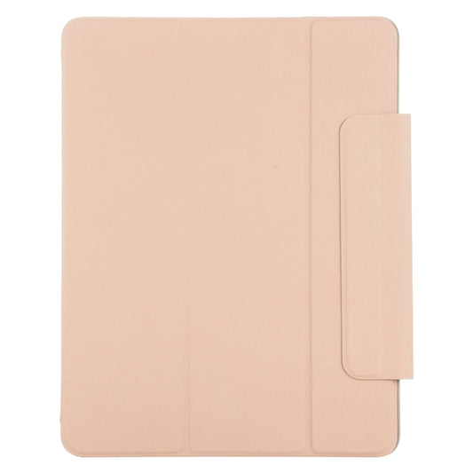 For iPad Air 13 2024 / 2025 / Pro 12.9 2020 Active Buckle Magnetic PU Leather Tablet Case With Holder & Sleep / Wake-up Function(Gold) by buy2fix