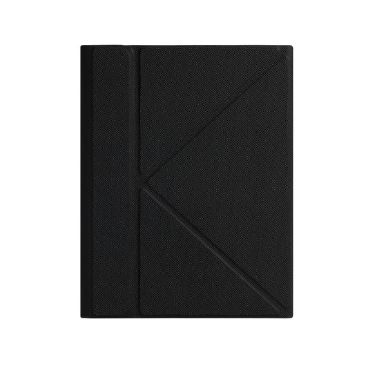 For iPad 2025 / 2022 B10S Triangle Holder Three-color Backlight Bluetooth Keyboard Leather Case(Black) by buy2fix