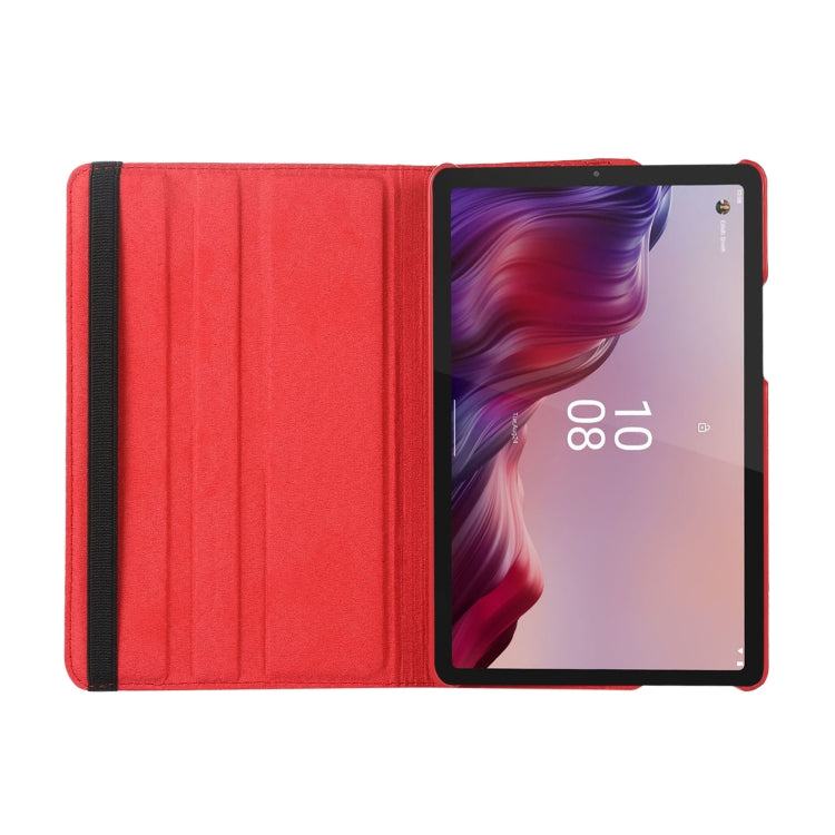 For Lenovo Tab M9 360 Degree Rotation Litchi Texture Tablet Leather Case with Holder(Purple) by buy2fix