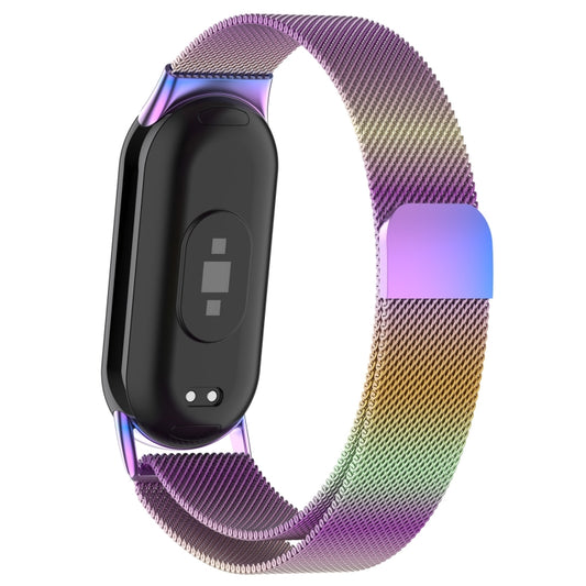 For Xiaomi Mi Band 8 Milanese Metal Watch Band(Colorful) by buy2fix