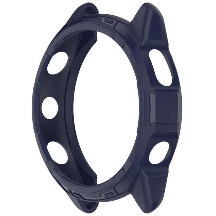 For Garmin Forerunner 265 Armor Hollow Watch Protective Case(Midnight Blue) - Watch Cases by buy2fix | Online Shopping UK | buy2fix