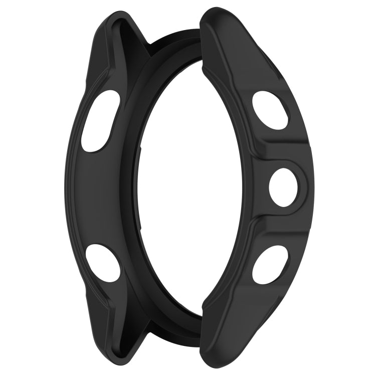 For Garmin Forerunner 265S Armor Hollow Watch Protective Case(Black) - Watch Cases by buy2fix | Online Shopping UK | buy2fix