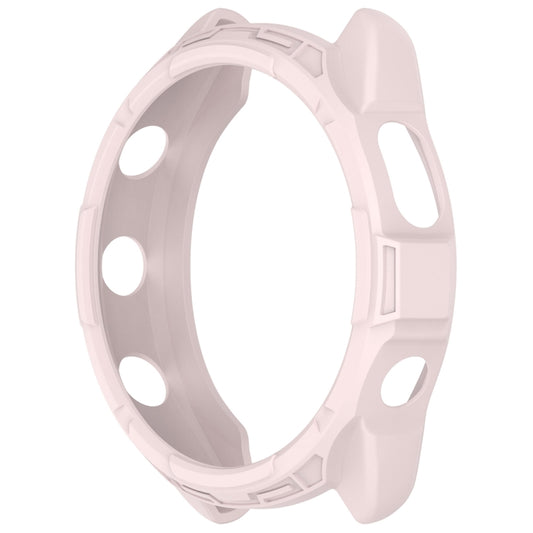 For Garmin Forerunner 965 Armor Hollow Watch Protective Case(Light Pink) by buy2fix