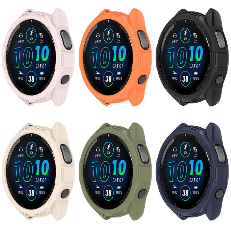 For Garmin Forerunner 965 Armor Hollow Watch Protective Case(Starlight Color) - Watch Cases by buy2fix | Online Shopping UK | buy2fix