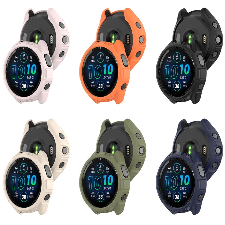For Garmin Forerunner 965 Armor Hollow Watch Protective Case(Starlight Color) - Watch Cases by buy2fix | Online Shopping UK | buy2fix