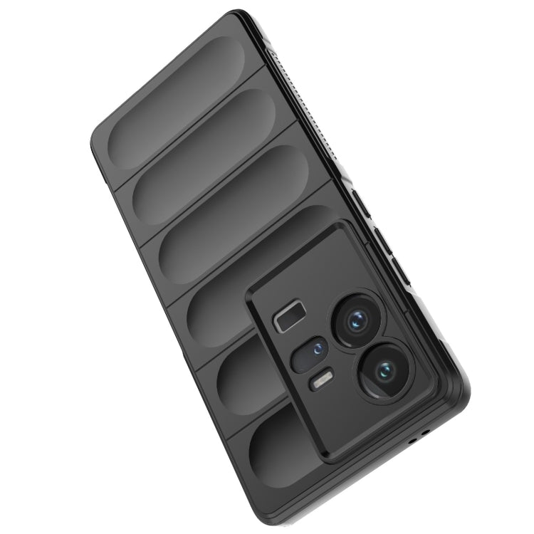 For vivo iQOO 11 Pro 5G Magic Shield TPU + Flannel Phone Case(Wine Red) by buy2fix