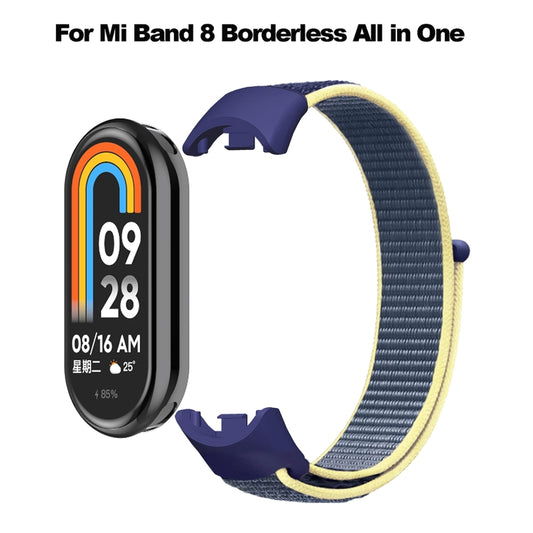 For Xiaomi Mi Band 8 Loop Nylon Watch Band(Rainbow) by buy2fix