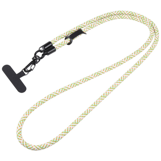 Adjustable Universal Phone Lanyard with Detachable Clip(Orange Green White) - Lanyards & Wrist Straps by buy2fix | Online Shopping UK | buy2fix