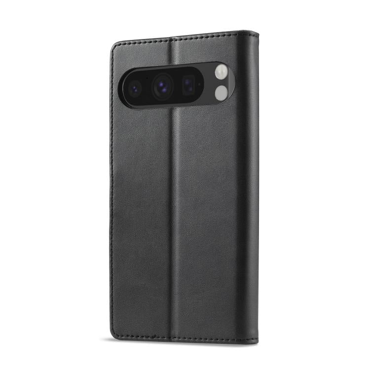For Google Pixel 10 Pro XL LC.IMEEKE Calf Texture Flip Leather Phone Case(Black) - Google Cases by LC.IMEEKE | Online Shopping UK | buy2fix
