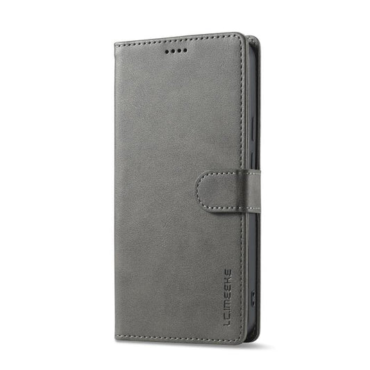 For Google Pixel 10 / 10 Pro LC.IMEEKE Calf Texture Flip Leather Phone Case(Grey) - Google Cases by LC.IMEEKE | Online Shopping UK | buy2fix