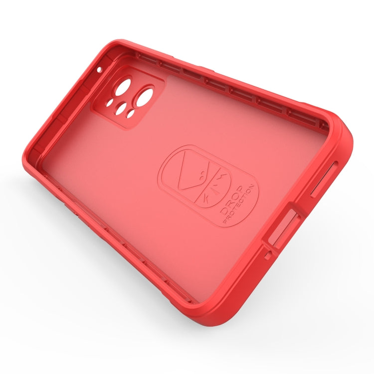 For Realme GT2 Magic Shield TPU + Flannel Phone Case(White) by buy2fix