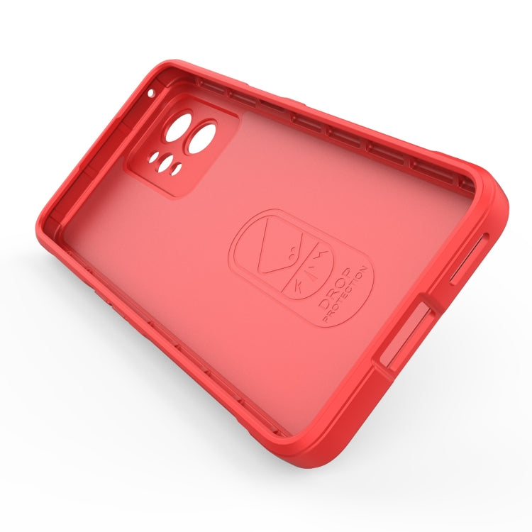 For Realme GT2 Pro Magic Shield TPU + Flannel Phone Case(Dark Grey) by buy2fix