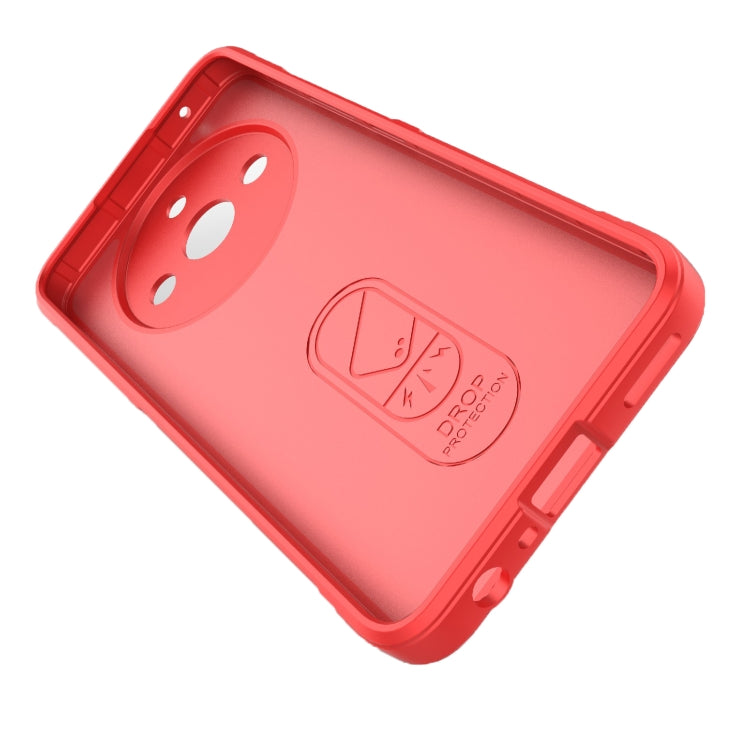 For Realme 11 5G Magic Shield TPU + Flannel Phone Case(Red) by buy2fix