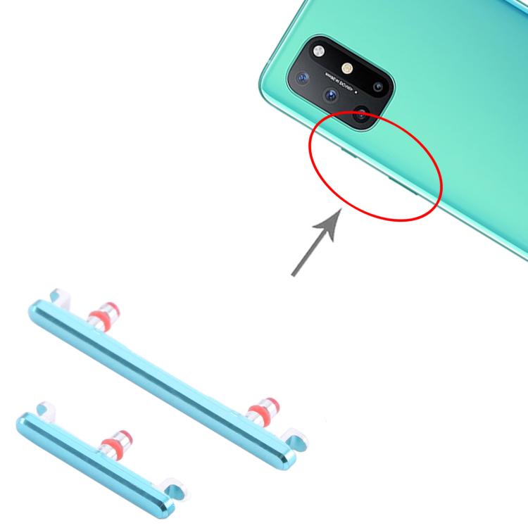 For OnePlus 8T Power Button + Volume Control Button(Blue) by buy2fix