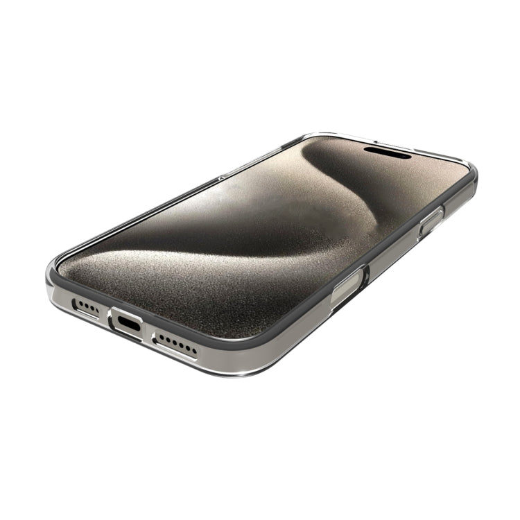 For iPhone 16 Pro Max Waterproof Texture TPU Phone Case(Transparent) by buy2fix