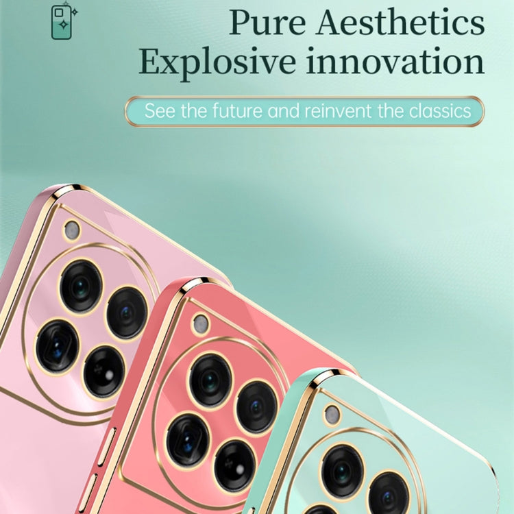 For OnePlus Ace 3 XINLI Straight Edge 6D Electroplate TPU Phone Case(Black) by XINLI