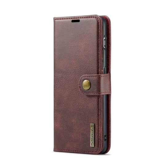 For OnePlus 11 DG.MING Crazy Horse Texture Detachable Magnetic Leather Case(Red) by DG.MING