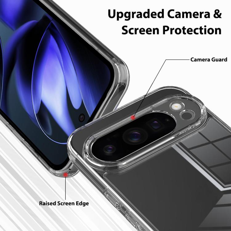 For Google Pixel 10 Pro XL Scratchproof Acrylic TPU Phone Case(Transparent) - Google Cases by buy2fix | Online Shopping UK | buy2fix