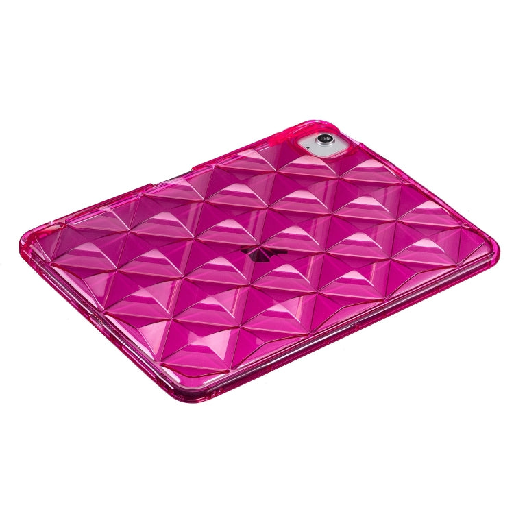 Diamond Texture TPU Airbag Tablet Case For iPad Pro 11 2022 / 2021 / 2020(Rose Red) - iPad 2025 / 2022 Cases by buy2fix | Online Shopping UK | buy2fix