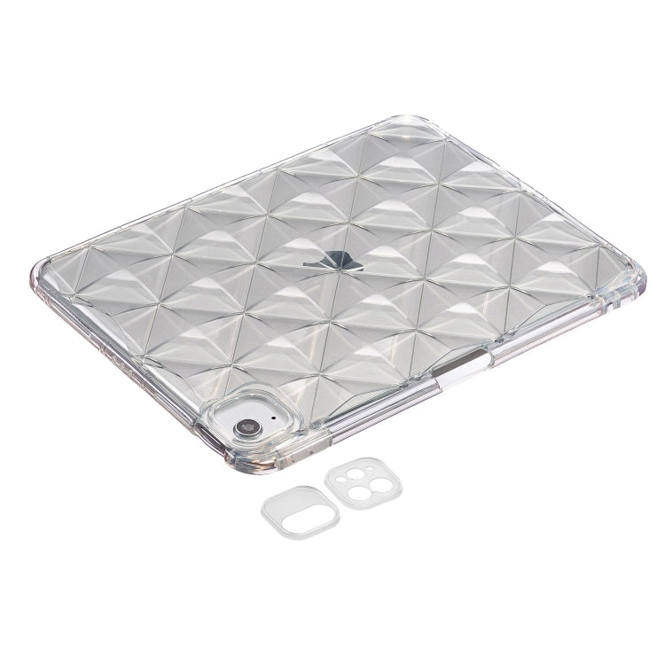 Diamond Texture TPU Airbag Tablet Case For iPad Pro 11 2022 / 2021 / 2020(Transparent) - iPad 2025 / 2022 Cases by buy2fix | Online Shopping UK | buy2fix