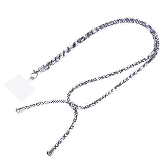 Universal Mixed Color Mobile Phone Lanyard(White Black) - Lanyards & Wrist Straps by buy2fix | Online Shopping UK | buy2fix