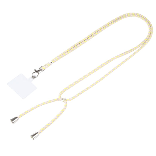 Universal Mixed Color Mobile Phone Lanyard(Yellow Beige) - Lanyards & Wrist Straps by buy2fix | Online Shopping UK | buy2fix
