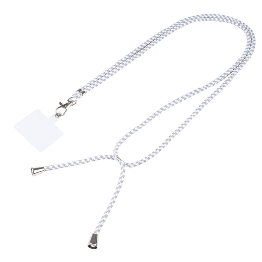 Universal Mixed Color Mobile Phone Lanyard(White Grey) - Lanyards & Wrist Straps by buy2fix | Online Shopping UK | buy2fix