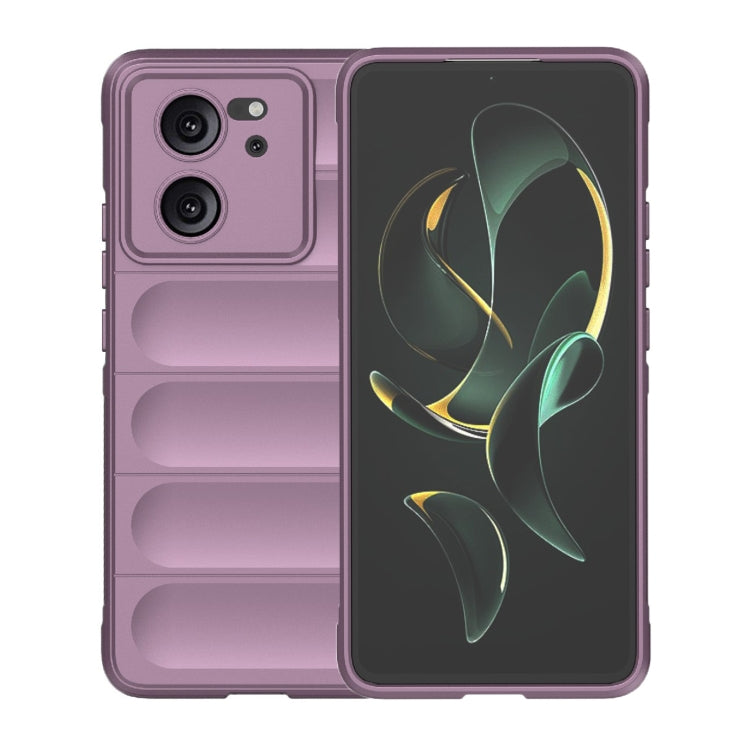For Xiaomi Redmi K60 Ultra Magic Shield TPU + Flannel Phone Case(Purple) - Xiaomi Cases by buy2fix | Online Shopping UK | buy2fix